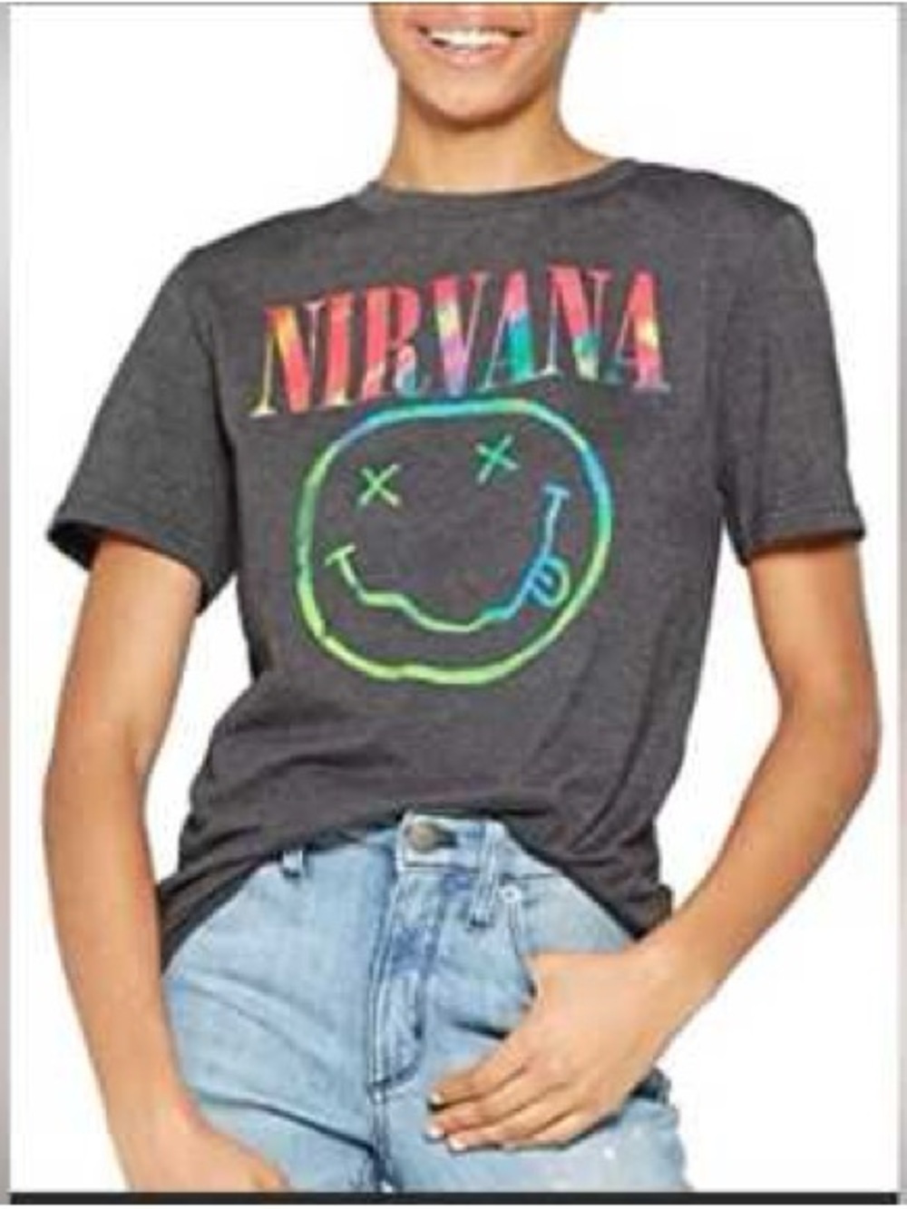Nirvana Short Sleeve Graphic Band Tee